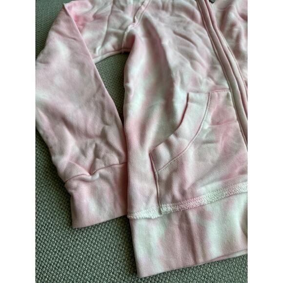 🔴Miki Miette Basics‎ pink full zip hoodie kids size 6 - Picture 2 of 5